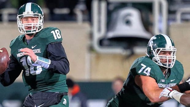 Michigan State's Connor Cook focused on being sharper; BYU's Hill a natural leader